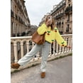thumbnail image 2 of Cogild Knitted Oversized Sweaters for Womens with Cherry Embellishments for Casual Wear Solid Color Long Sleeves Fall Winter Sweaters for Womens, 2 of 6
