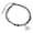 Black 1PCS, variant on Women's Beach Ocean Cute Design Bohemian Alloy Elephant Sun Anklet Bracelet