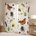 thumbnail image 2 of Feelyou Butterfly Spider Bee Curtains Pack of 2 (42x84 Each), Animal Curtains Blackout, 2 of 6
