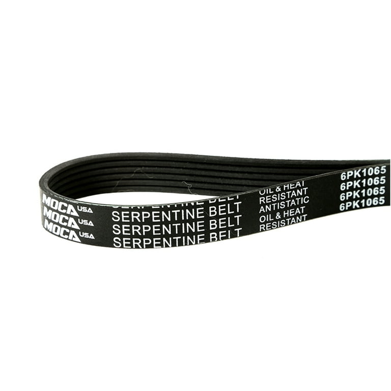 MOCA AUTOPARTS 2 Pcs EPDM Serpentine Belt Kit Fit for 04-06 MOCA AUTOPARTS 2 Pcs EPDM Serpentine Belt Kit Fit for 04-06