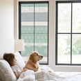 thumbnail image 2 of Farm Fruits Window Privacy Film, Watermelon Lemons Peach Green Grey Striped Static Cling UV Sun Blocking Heat Control Window Tint Day and Night, Non-Adhesive One Way Windows Privacy Cover 23.6''x59'', 2 of 7