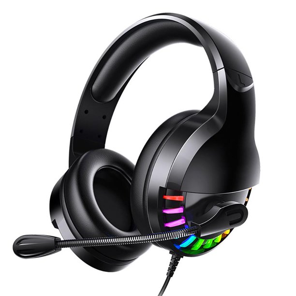 Methold Auriculares para juegos con carga USB Auriculares con cable con micrófono Auriculares para computadora Auriculares para juegos de computadora Juegos de teclado y mouse para computadora