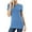 BLUE MIST, variant on Women's & Juniors Basic Round Crew Neck Short Sleeve Stretch Cotton Spandex T-Shirts