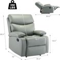 Recliner Chair Lazy Boy Manual Reclining Chair Single Sofa Recliner