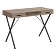 thumbnail image 1 of Monarch Specialties Computer Desk, Home Office, Laptop, Left, Right Set-up, Storage Drawers, 42"l, Work, Metal, Laminate, Brown, Black, Contemporary, Modern, 1 of 4