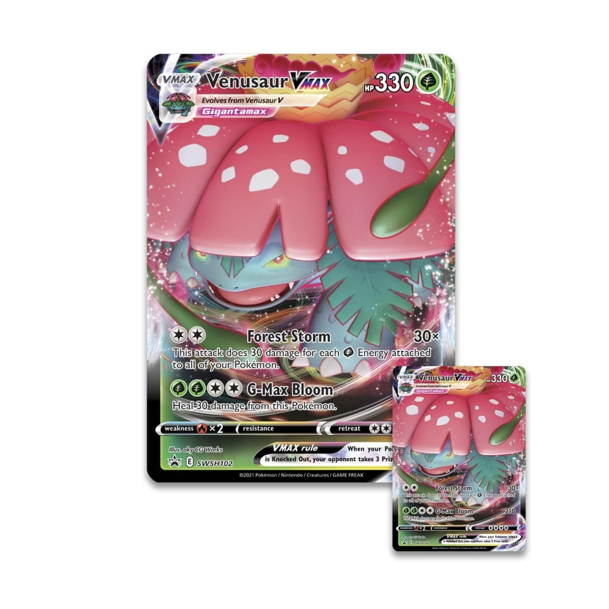 Pokemon TCG: Venusaur VMAX Battle Box [Card Game, 2 Players]