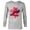 Athletic Heather, variant on Marvel Spider-Man Hearts Valentine's Day - Long Sleeve T-Shirt for Men - Customized-White