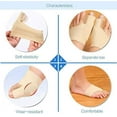 thumbnail image 4 of Bunion Correction Pedicure Socks Silicone Valgus Toes Separator Feet Care Tool, 4 of 5