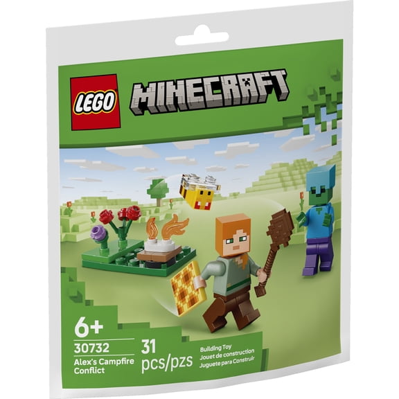 LEGO Minecraft Alex's Campfire Conflict 30732