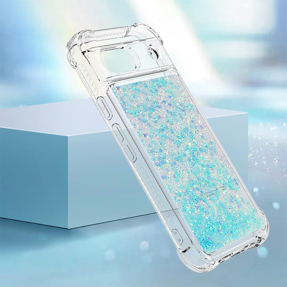 Custodia Per Google Pixel 8a Con Fiori Di Ciliegio E Gatto Bianco - Morbida TPU Trasparente