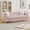 Pink + Velvet + 3 Seat + Foam, variant on ChenyueFurn 82.5" Chesterfield Velvet Sofa, Button Tufted Design, Metal Legs & 2 Included Throw Pillows,Grey