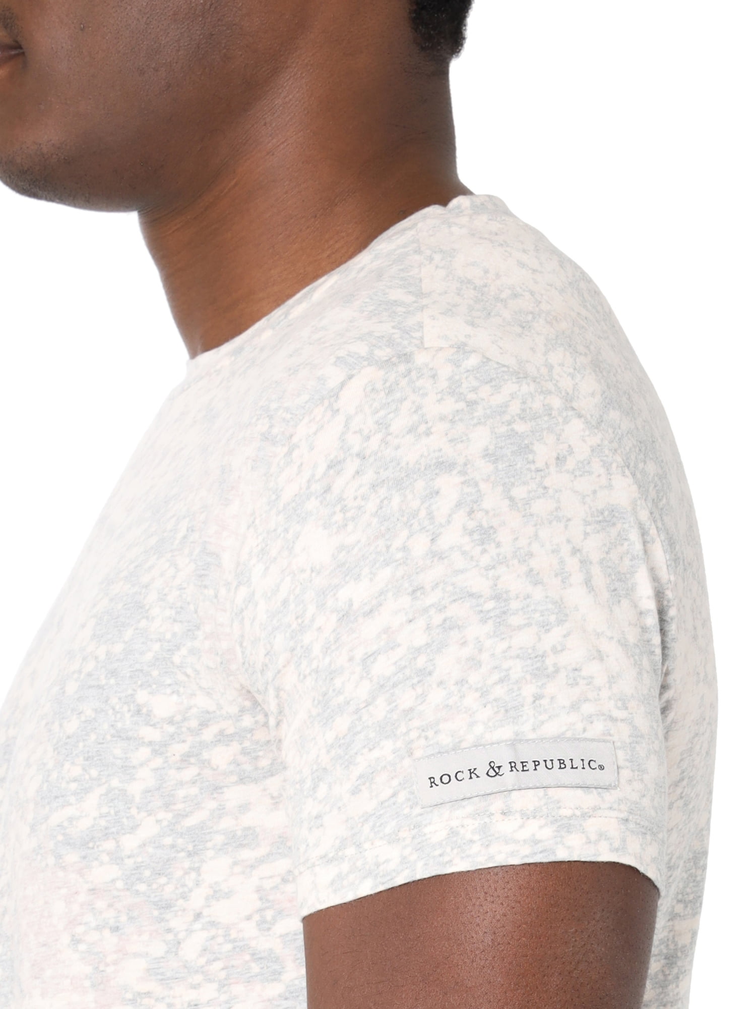 Rock & Republic Short Sleeve Graphic Crew Neck T-Shirt (Men's) 1 Pack