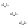 thumbnail image 4 of maskred Improve Handling And Performance With Servo Base For ECX 1/12 RC RGT 136100 Compatible With ECX 1/12 Rc RGT 136100 silver 3Set, 4 of 6