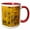 Red/White, variant on 3drose, Yellow Autumn Aspen Trees, Uncompahgre Nf, Colorado, 11oz Mug