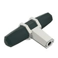 thumbnail image 6 of Amerock Bp36647l London 9/16" Bar Cabinet Knob - Black Chrome / Satin Nickel, 6 of 7