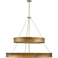 thumbnail image 5 of Progress Lighting, Lusail Collection, 13-Light Chandelier, Soft Gold, Textured Shade, 5 of 16