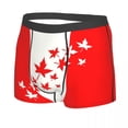 thumbnail image 4 of Canada Maple Leaf Canadian Flag Boxer Shorts For Men 3D Printed Male Underwear Panties Briefs Stretch Underpants, 4 of 7