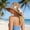Khaki, variant on CHENge Women's Wide Brim Straw Sun Hat Featuring A Delicate Floral Bow For Beachside And Versatile Outdoor Style