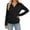 C-Black65, variant on DHFJKG Long Sleeve Polo Shirts For Women Turndown Collar Solid Color Casual Loose Fit Soft Basic Top Casual Daily Wear