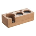 thumbnail image 3 of Soporte para filtro de café, madera, ajustable, manual, para compactador de café expreso Un 58 mm, 3 of 9