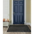 thumbnail image 4 of 3'x4' Jarvis Graphite Embossed Needlepunch Indoor/Outdoor Mat, 4 of 4