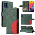 thumbnail image 1 of Compatible Samsung Galaxy M53 5G Case, Leather Wallet Case Stand View Magnetic Clasp Book Flip Folio Phone Cover - Green, 1 of 5