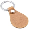 thumbnail image 5 of Leather Key Fob Kit - London Tan Leather (8-9oz) - Rivet (Nickel) - Key Ring (Nickel) - (5 Pack) - 5-Pack (London Tan)(Nickel), 5 of 7