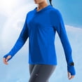 thumbnail image 5 of jobturf UV Protection Sun Shirt Women Rash Guard UPF 50+Long Sleeve Tops Athletic Workout Shirts with Thumb Holes and Pockets S-XXL, 5 of 9