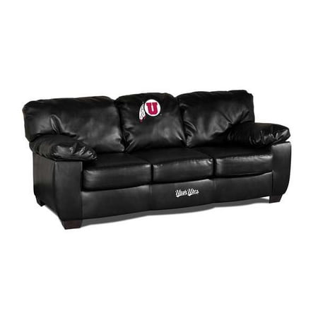 University Of Utah Utes Clic Leather Sofa