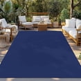 thumbnail image 2 of Navy Blue Pure Color Outdoor Rug 4x6 Ft - Reversible Patio Rug Outdoor Camping Rugs, Aesthetics Contemporary Luxury Washable Indoor Outdoor Area Rugs, Non-Slip Outdoor Carpet Runner for Deck/Porch, 2 of 8