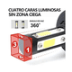 thumbnail image 2 of Kit De Faros  Bloosom Delanteros De 4 Lados H4 Negro, 2 of 4