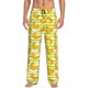 thumbnail image 1 of Balery Bananas On A Striped Pantalones de pijama para hombre, pijama ultraligero, pantalón de descanso-Medium, 1 of 6