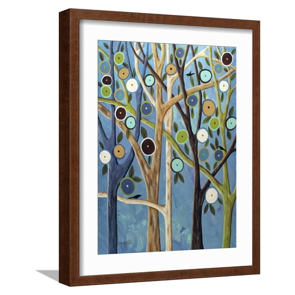 Art.com Forest Dream Giclee Print by Karla Gerard, Brown Frame Wall Art, 17" x 21"