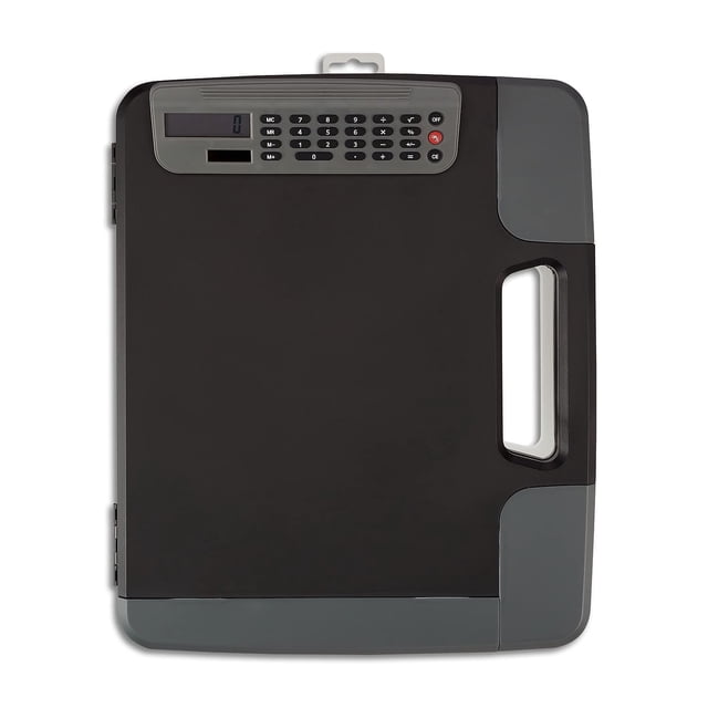 Clipboard Staples 1671416 portátil con calculadora negra