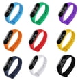 thumbnail image 4 of Trayknick M3 Enfants Couleur Unie Bracelet Réglable LED Montre-Bracelet Électronique Numérique, 4 of 13