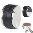 thumbnail image 2 of 2 in 1 Coffee Distributor and Tamper Stainless Steel Dual Coffee Leveler Adjustable Height Distribution Tool with Anti Slip Pattern, 2 of 7