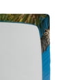 thumbnail image 2 of Ambesonne Tropical Fitted Sheet, Cruise Ship Palm Tree, Queen Size, Turquoise Green, 2 of 2