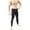 Black, variant on Men Solid Breathable Wicking Sweat Wicking Thermal Fitness High Elastic Yoga Full Length Pants