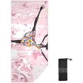 thumbnail image 2 of Ballerina Girl with Flowers Beach Towel 31" x 71", Quick Dry Bath Towel Super Absorbent Lightweight Travel Towel for Beach Yoga Swim Sport Camping Holiday, 2 of 7