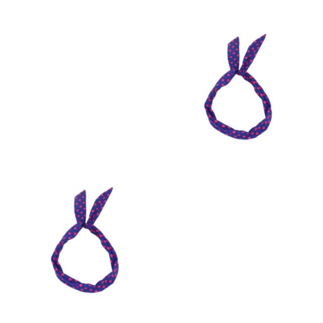 Qarigey Diadema con orejas de tela para niños, diadema decorativa Adorable para banquete de Pascua, tocado para niños y niñas, tipo de Tipo 6 2Conjunto