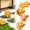 A-D*2Pcs, variant on 8Pcs Miniature Squirrel Fulgens Figurines 1inch Cartoon Mini Squirrel Figures Set Cute Resin Squirrel Cake Toppers for DIY Fairy Garden Moss Landscape Desktop Decors