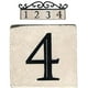 thumbnail image 1 of Azulejos de Número de Casa NACH Marble Beige Clásicos 4x4 pulgadas, 1 of 6