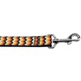 thumbnail image 1 of Pumpkin Chevrons Nylon Dog Leash 5/8 Inch Wide 6Ft Long, 1 of 1