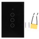 thumbnail image 1 of Interruptor WiFi inteligente de 3 vías interruptor inteligente de Control WiFi táctil de pared para uso doméstico de Google enchufe estadounidense 95-250V/AC, 1 of 5