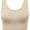 Apricot, variant on Women's Sleeveless Racerback Crop Tank Top Camisole Backless Scoop Neck Shirts 2024