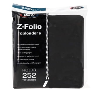 TopDeck Sports Sheet Sleeve Pages Holder, TopLoader Clear Binder with  Ultimate Security - Walmart.com