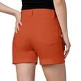 thumbnail image 5 of Kinrui Petite Womens Shorts Lightweight Stretch Straigh Leg Summer Shorts with Pocket S-2XL, 5 of 6