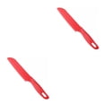 thumbnail image 4 of Wosthever Juegos de cocina para niños Plástico real Hermosas herramientas de cocina Cortador seguro para niños Juego de chef Utensilios de rojo 2Conjunto, 4 of 6
