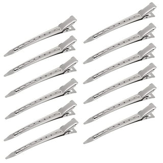 Silver Tapered Metal Snap Hair Clips, Hobby Lobby
