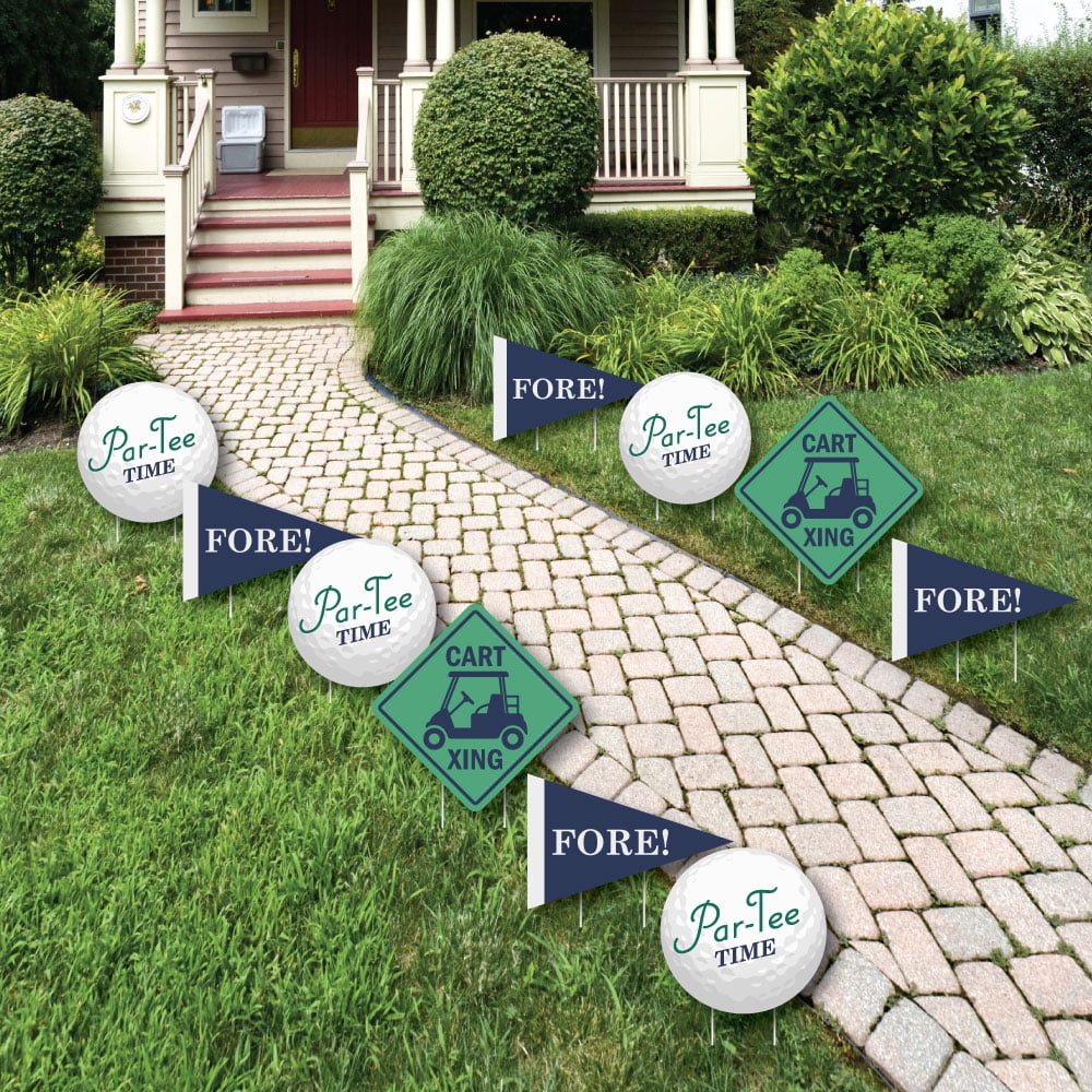 ParTee Time Golf Lawn Decorations Outdoor Birthday or Retirement